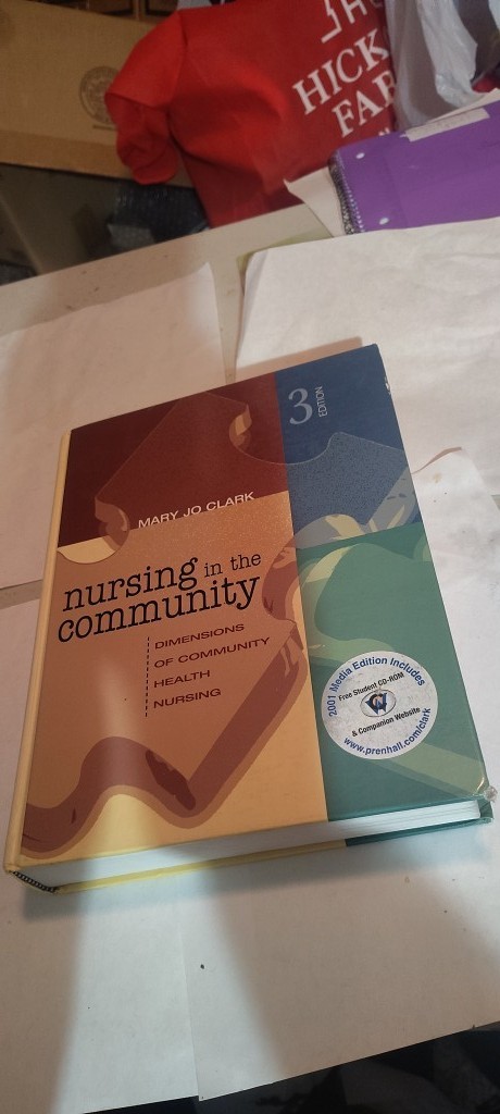 Nursing in the Community 3rd ed book Mary Jo Clark hardcover