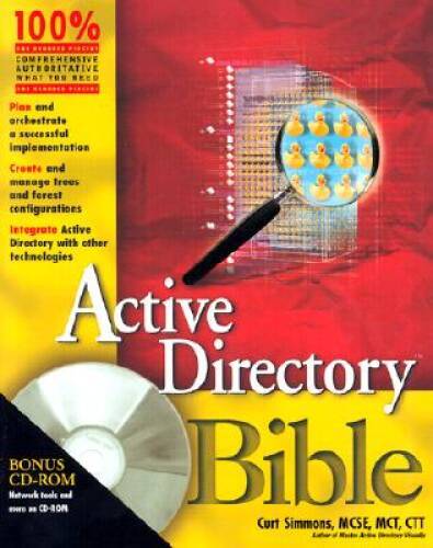 Active Directory Bible – Paperback By Simmons, Curt – GOOD