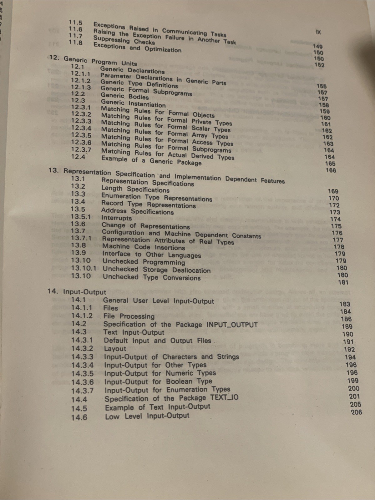 THE PROGRAMMING LANGUAGE Ada: REFERENCE MANUAL.