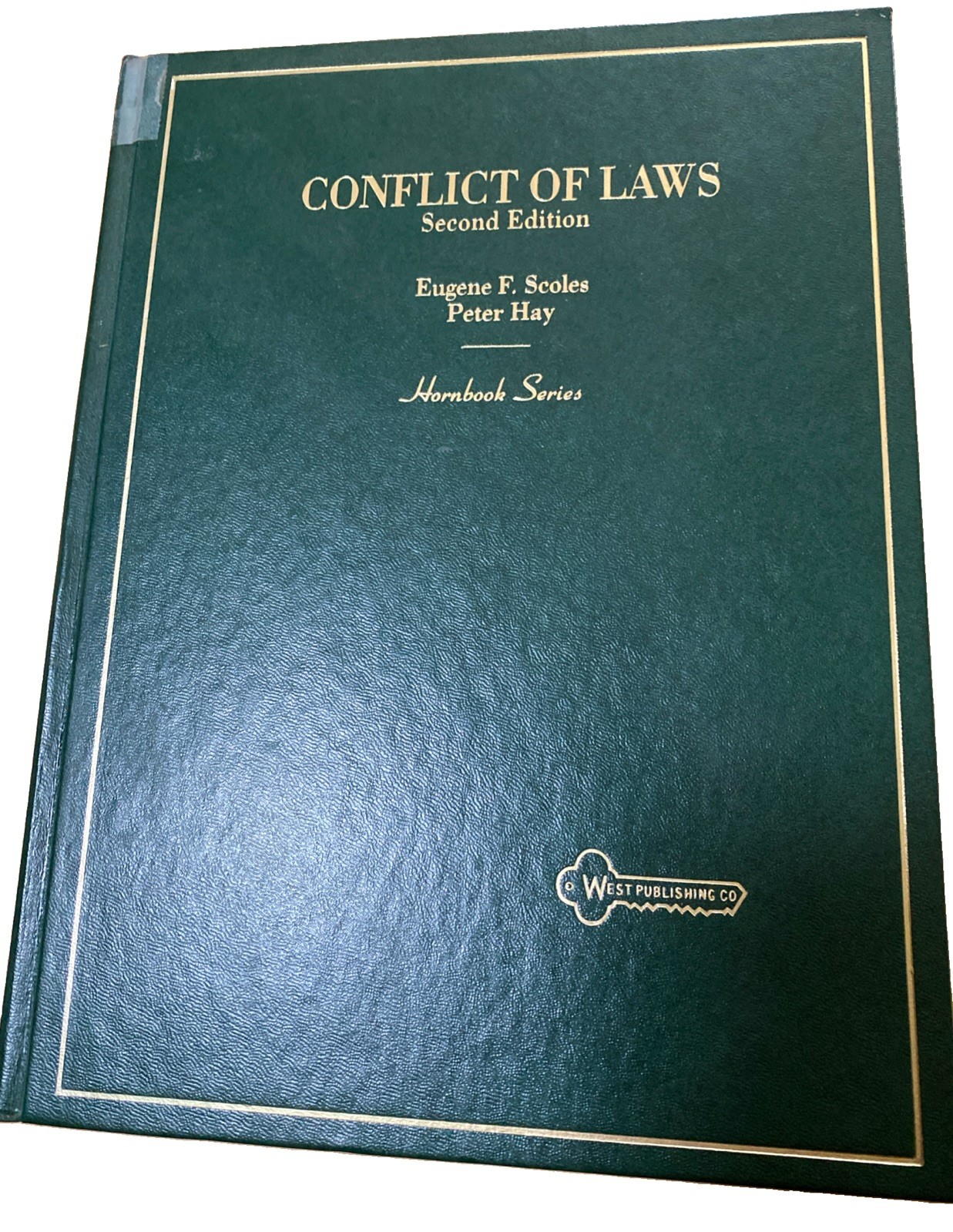 Conflict of Laws Hornbook Series 2nd Edition 1992
