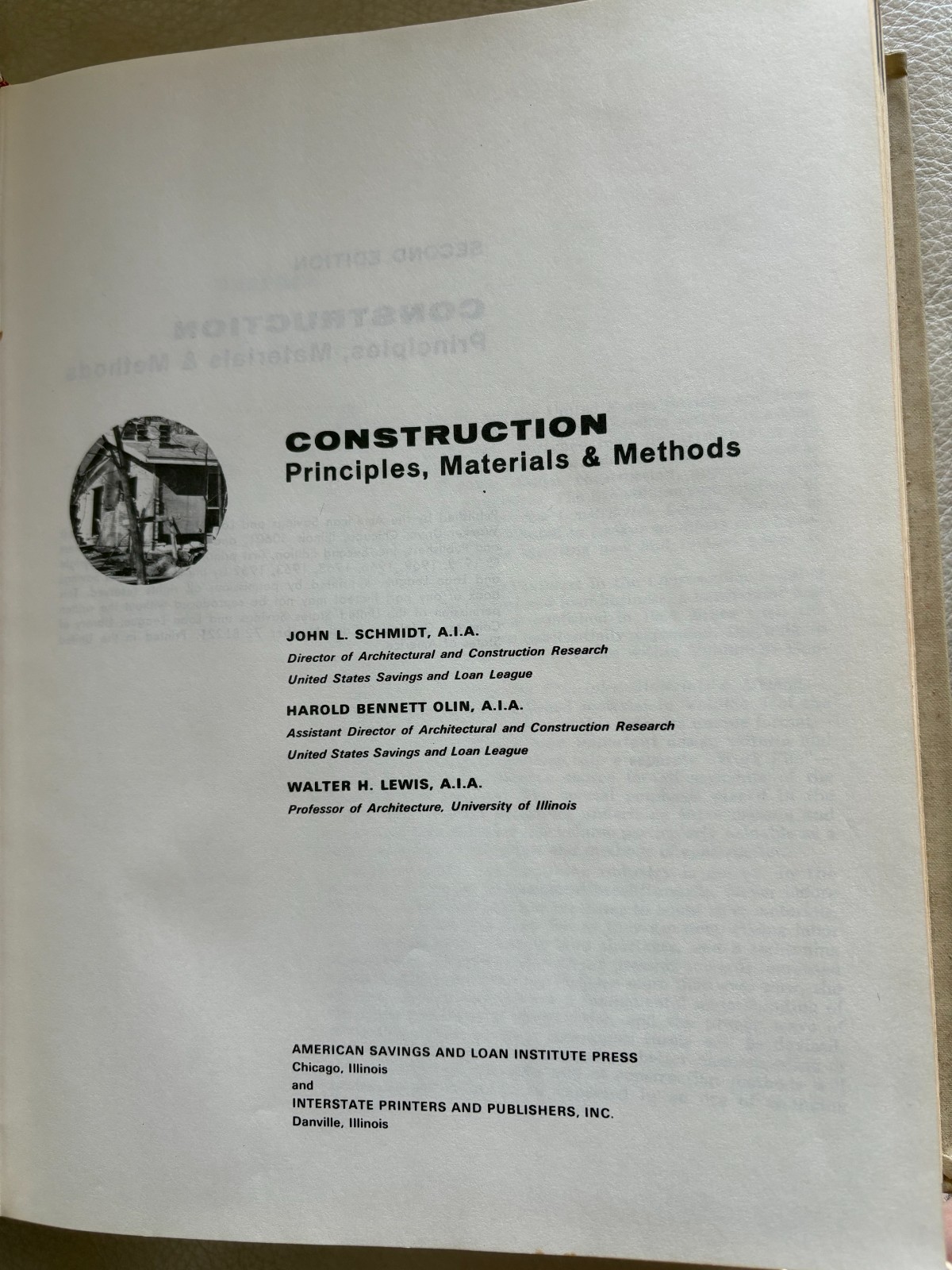 Construction Principles Materials Methods Schmidt Olin Lewis 2nd edition