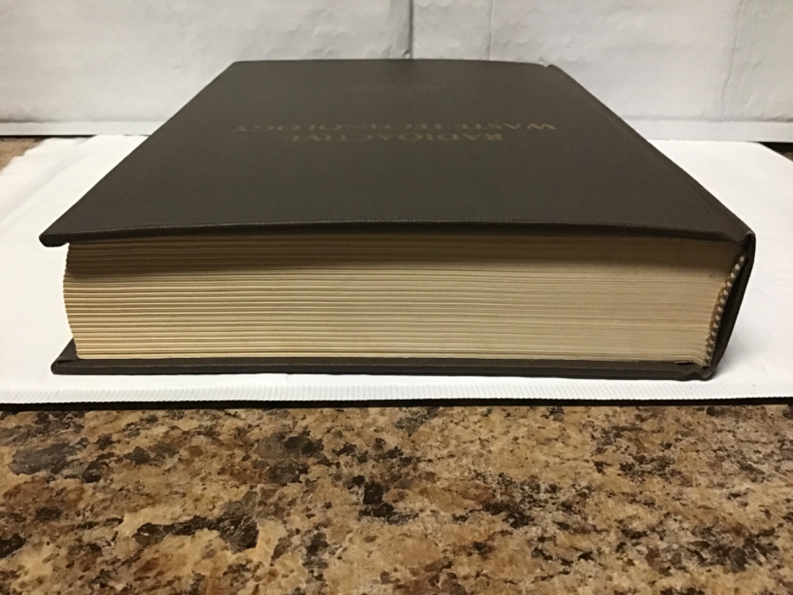 RADIOACTIVE WASTE TECHNOLOGY Hardback 1986 G00337 “Rare & HTF”