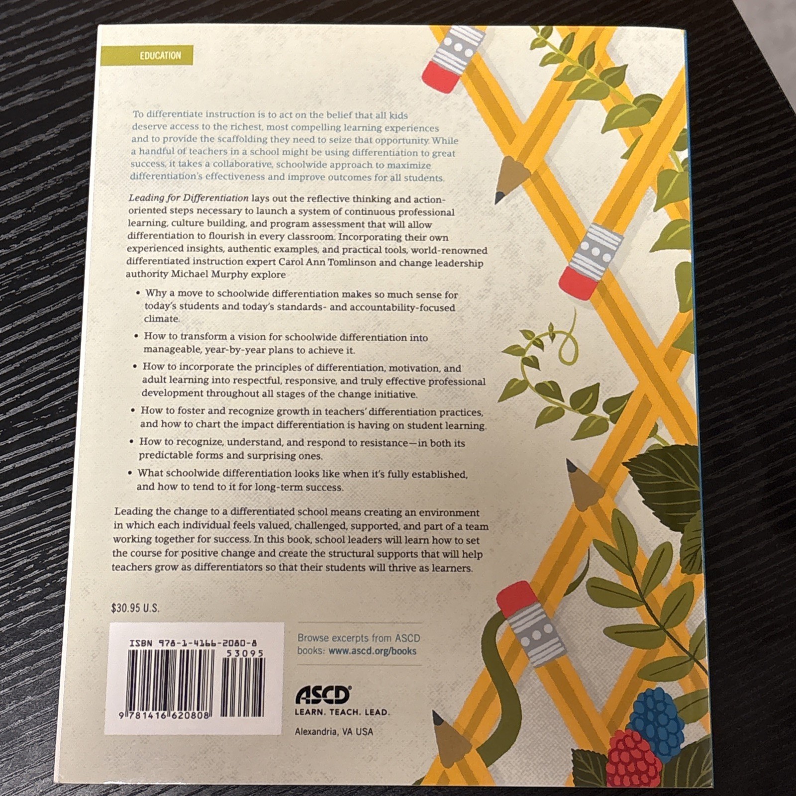 Leading for Differentiation: Growing Teachers Who Grow Kids – Paperback – GOOD