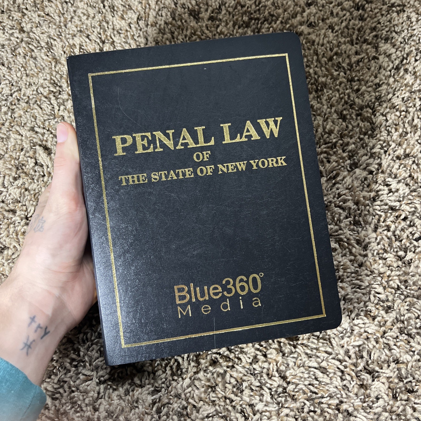 Penal Law of The State of New York 2022 Law Book in 3 Ring Binder
