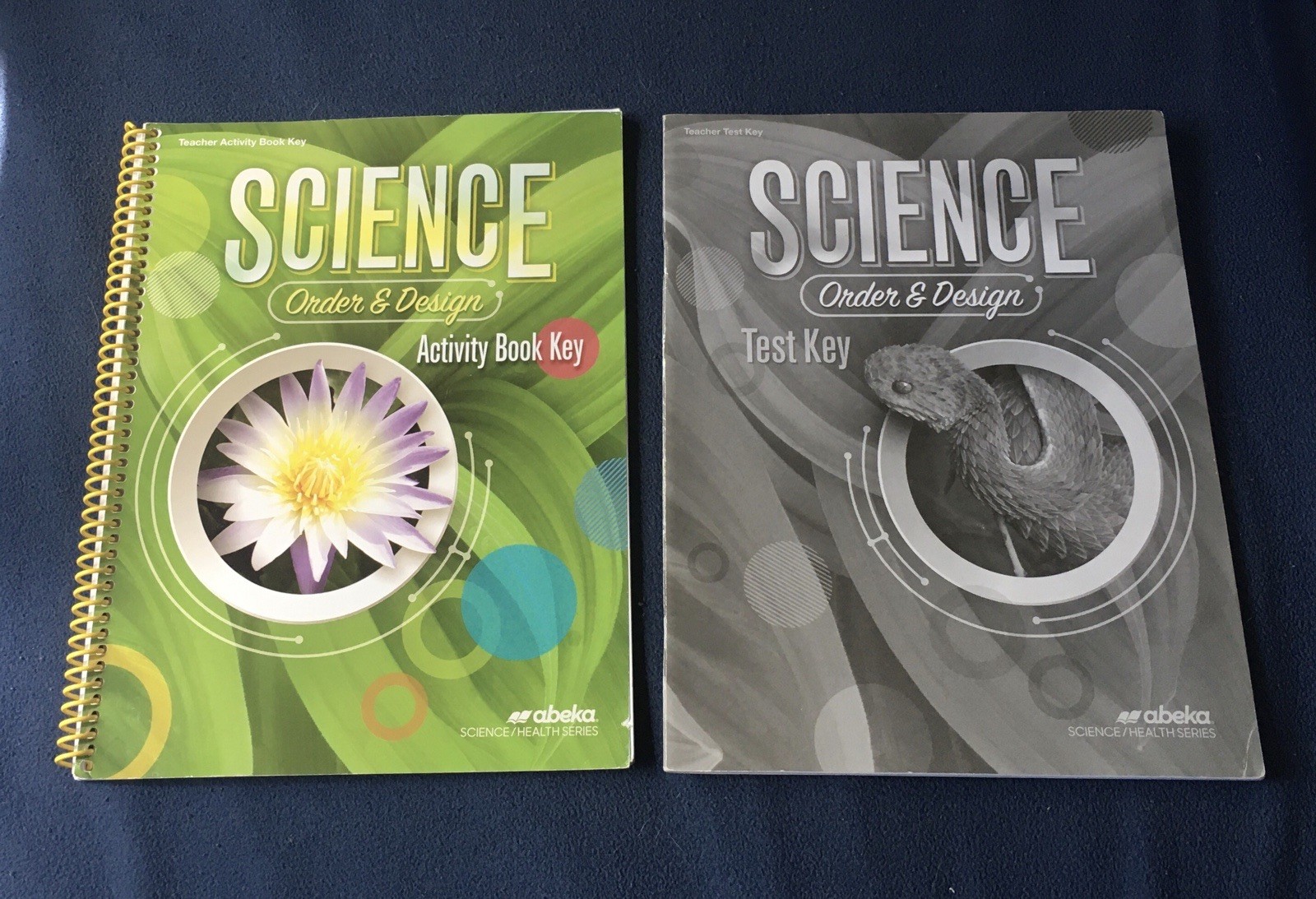 Abeka Science Order & Design Activity Book Key & Test Key (2nd Edition)
