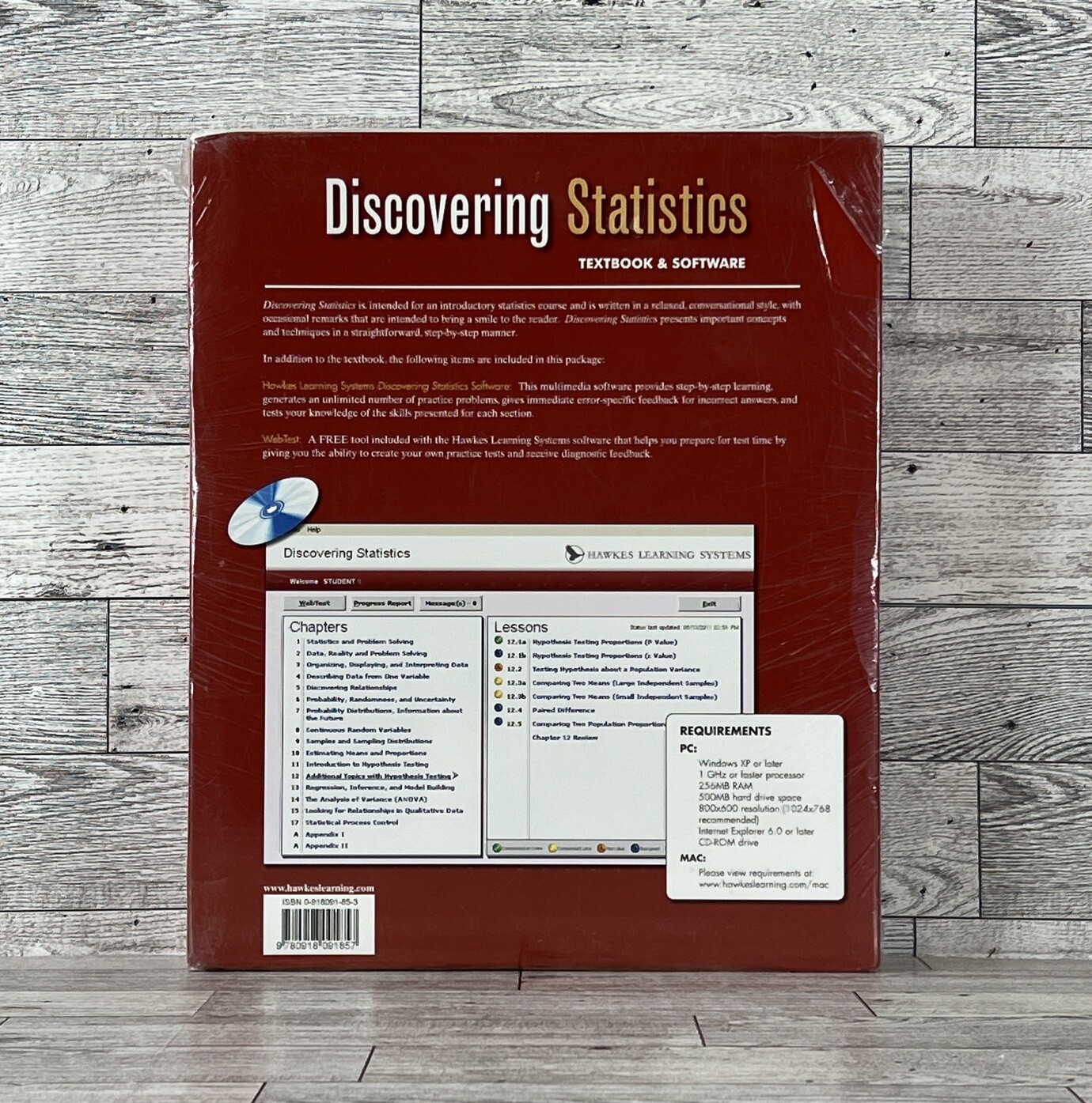 Hawkes Learning Systems Statistics Explore Discover Learn Textbook & Software