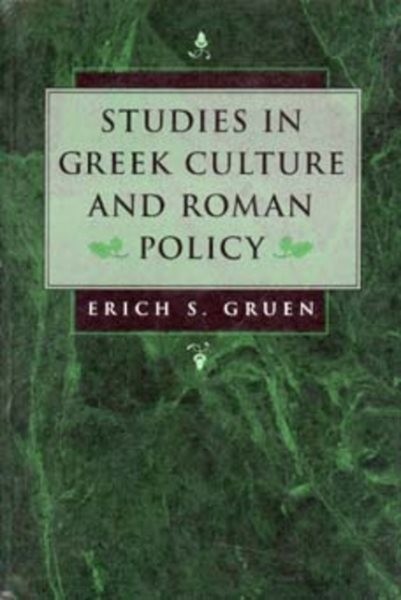 Studies in Greek Culture and Roman Policy, Paperback by Gruen, Erich S., Like…
