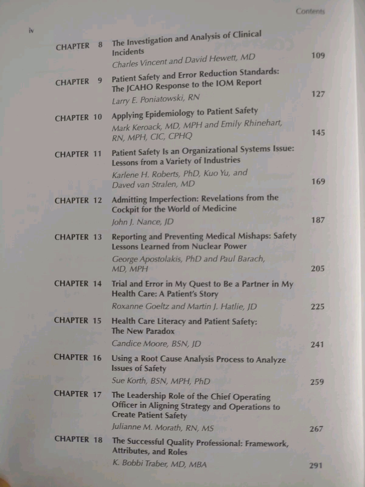 THE PATIENT SAFETY HANDBOOK By Barbara J. Youngberg & Martin J. Hatlie