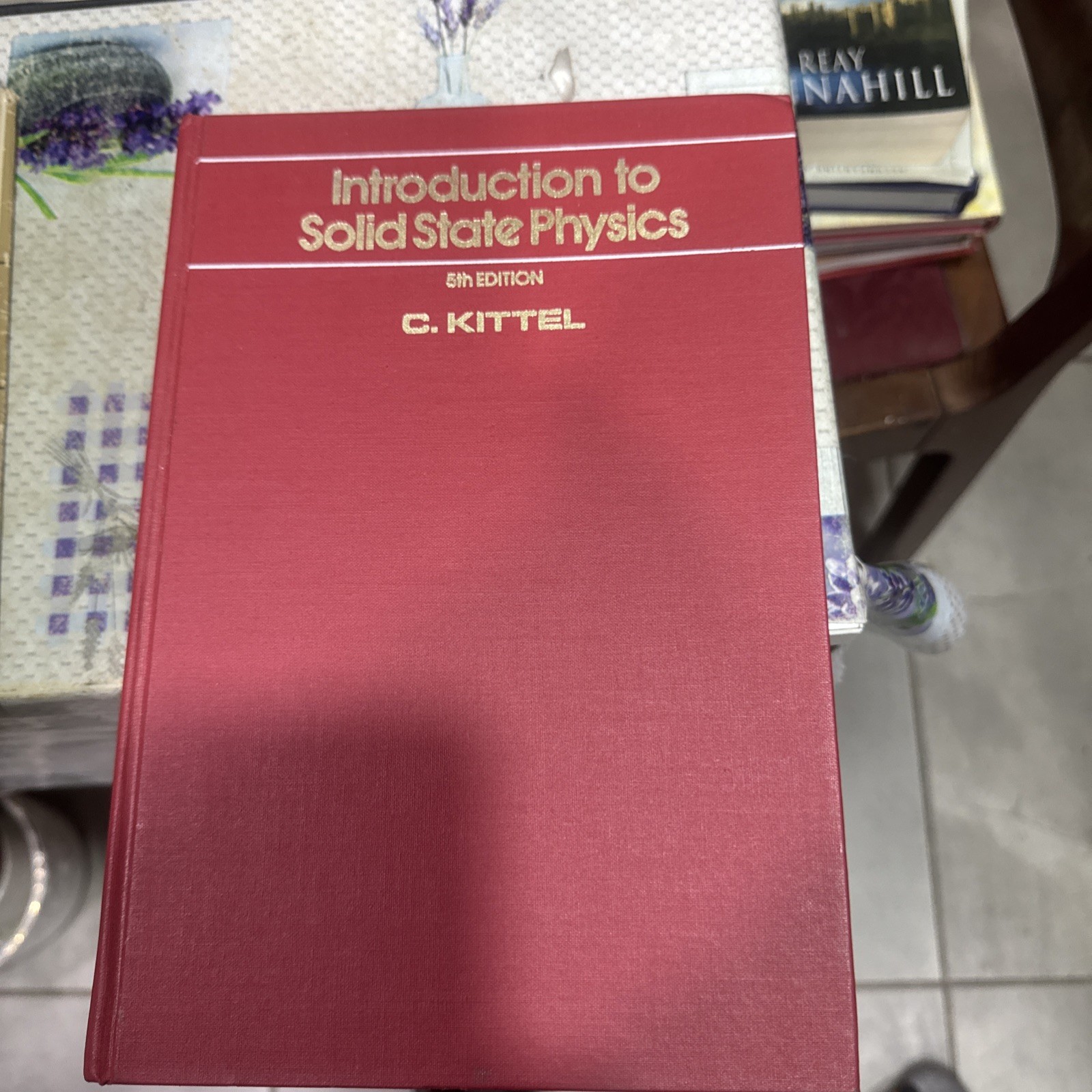 Introduction to Solid State Physics by Charles Kittel (1976, Hardcover)